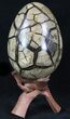 Septarian Dragon Egg Geode With Removable Section #33505-3